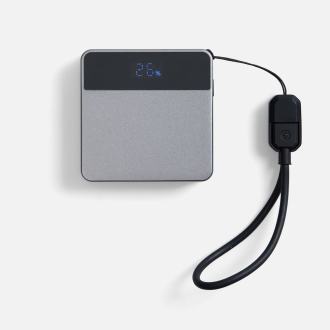 Изображение №3 | Внешний аккумулятор с беспроводной зарядкой Aura Power 5000 мАч, серый