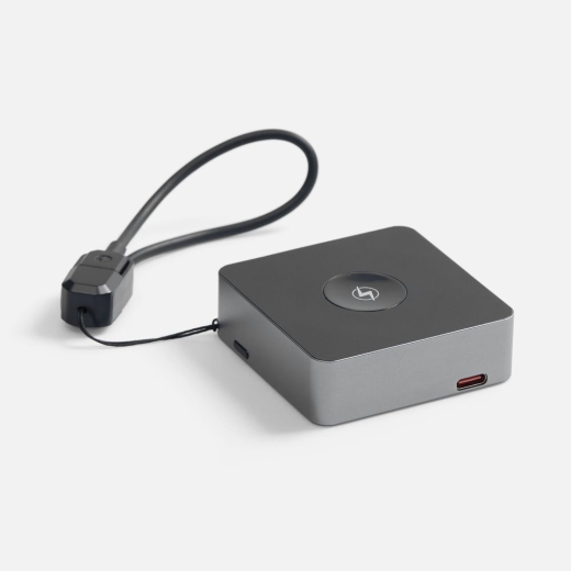 Изображение №2 | Внешний аккумулятор с беспроводной зарядкой Aura Power 5000 мАч, серый