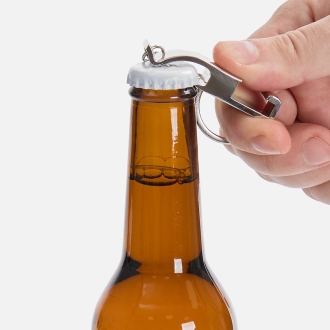 Изображение №7 | Брелок-подставка с открывалкой Virke, серебристый