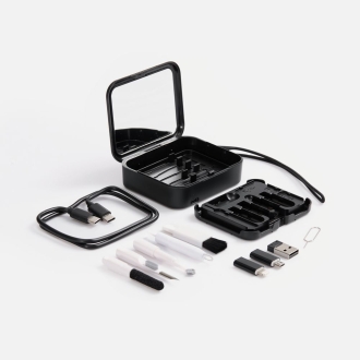 Изображение №2 | Набор для ухода за гаджетами с беспроводной зарядкой Rules, черный