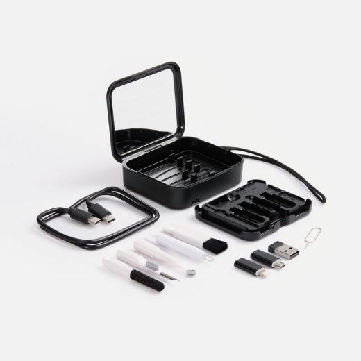 Изображение №2 | Набор для ухода за гаджетами с беспроводной зарядкой Rules, черный