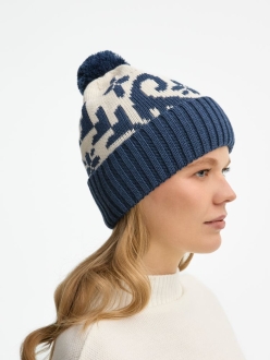 Изображение №5 | Шапка Wintertude, синяя с белым