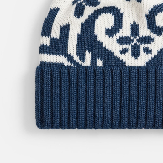 Изображение №2 | Шапка Wintertude, синяя с белым