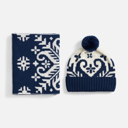 Изображение №3 | Шапка Wintertude, синяя с белым