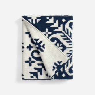 Изображение №2 | Шарф Wintertude M, синий с белым