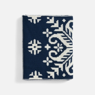 Изображение №3 | Шарф Wintertude M, синий с белым