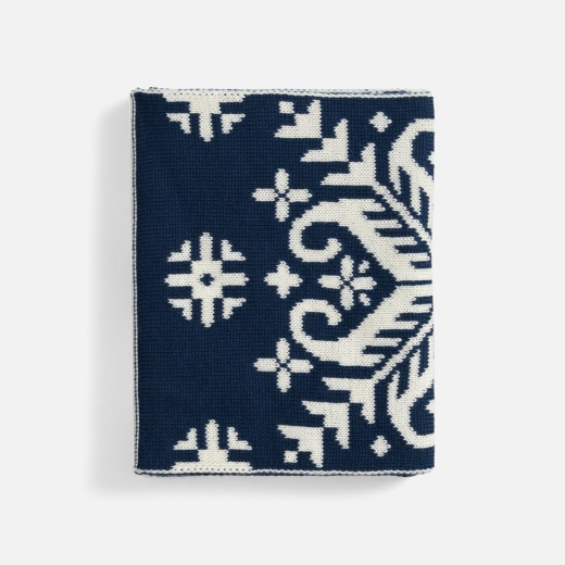 Изображение №3 | Шарф Wintertude M, синий с белым