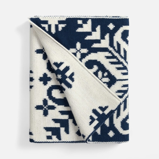 Изображение №2 | Шарф Wintertude L, синий с белым