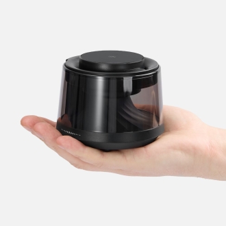 Изображение №4 | Bluetooth-колонка с подсветкой и беспроводной зарядкой Quantium, черная