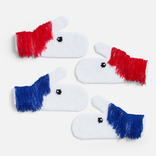 Изображение №5 | Варежки «Игогошки», с синей гривой