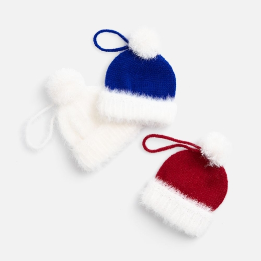 Изображение №4 | Подвеска на елку «Вьюжка», шапочка, белая