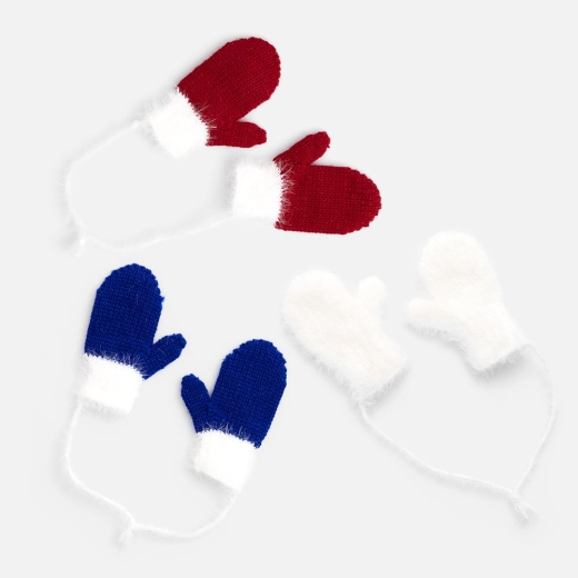 Изображение №5 | Подвеска на елку «Вьюжка», варежки, белая