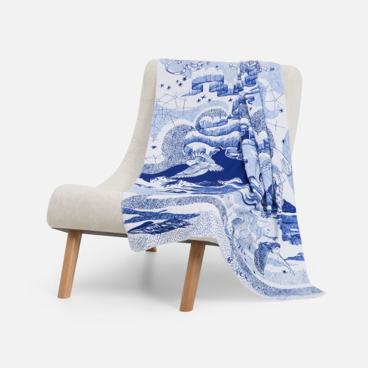 Изображение №4 | Флисовый плед «Чудеса прилетели»