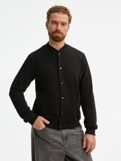 Изображение №14 | Бомбер унисекс Nuppu, черный, размер S