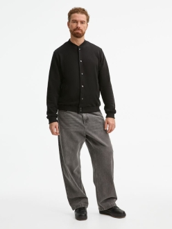 Изображение №17 | Бомбер унисекс Nuppu, черный, размер S