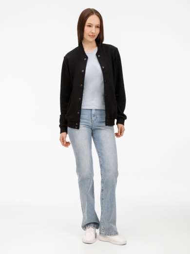 Изображение №13 | Бомбер унисекс Nuppu, черный, размер S