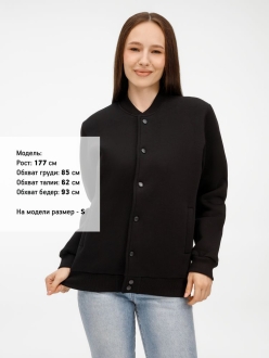 Изображение №8 | Бомбер унисекс AtmosWear, черный, размер S