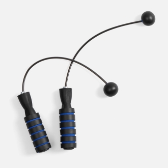 Изображение №1 | Беспроводная скакалка Silentino, черная с синим