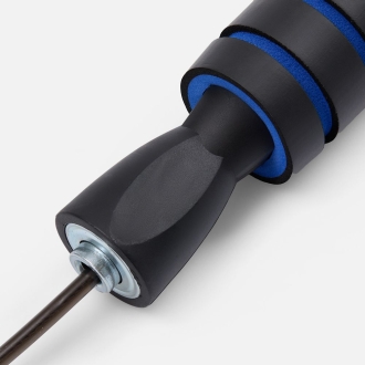 Изображение №2 | Беспроводная скакалка Silentino, черная с синим