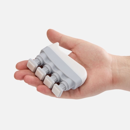 Изображение №5 | Эспандер кистевой FingerTap, серый с белым