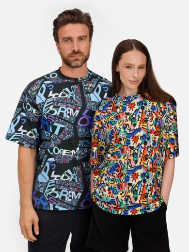 Изображение №1 | Футболка из бифлекса Morfiss с полной запечаткой на заказ, размер XS/S