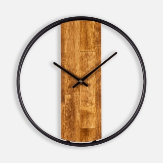 Изображение | Часы Woodix, черные с коричневым