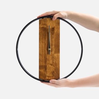 Изображение №4 | Часы Woodix, черные с коричневым