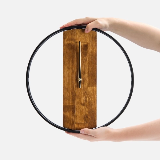 Изображение №4 | Часы Woodix, черные с коричневым