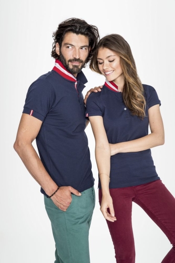 Изображение №9 | Рубашка поло Patriot Women белая с черным, размер M