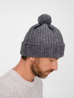 Изображение №3 | Шапка Frissonelle, серый меланж