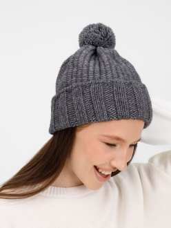 Изображение №5 | Шапка Frissonelle, серый меланж
