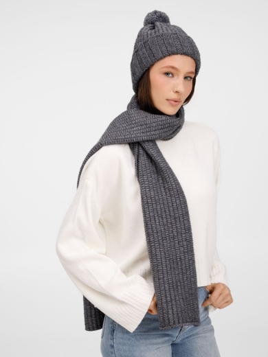 Изображение №6 | Шапка Frissonelle, серый меланж