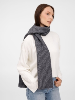 Изображение №5 | Шарф Frissonelle, серый меланж