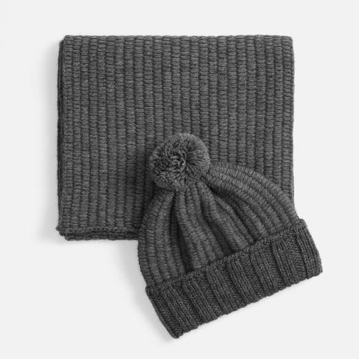 Изображение №4 | Шарф Frissonelle, серый меланж