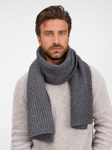 Изображение №6 | Шарф Frissonelle, серый меланж