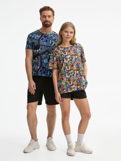 Изображение №18 | Футболка унисекс Senti с полной запечаткой на заказ, размер S