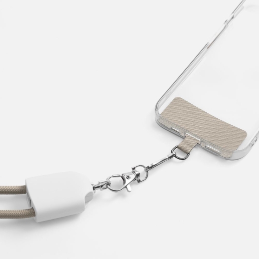 Изображение №5 | Кабель-ланьярд energyFlex Pro, серый