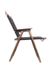 Изображение №3 | Стул MW02 складной, черный, темное дерево