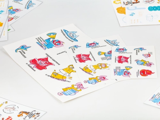 Изображение №2 | Наклейки бумажные Sticker Pack на заказ, S
