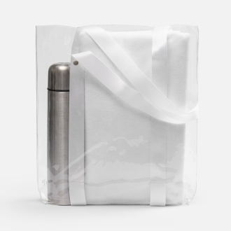 Изображение №4 | Шопер Clear Fest, ver.2, прозрачный с белыми ручками