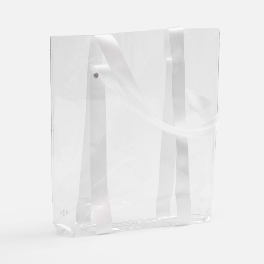 Изображение №1 | Шопер Clear Fest, ver.2, прозрачный с белыми ручками