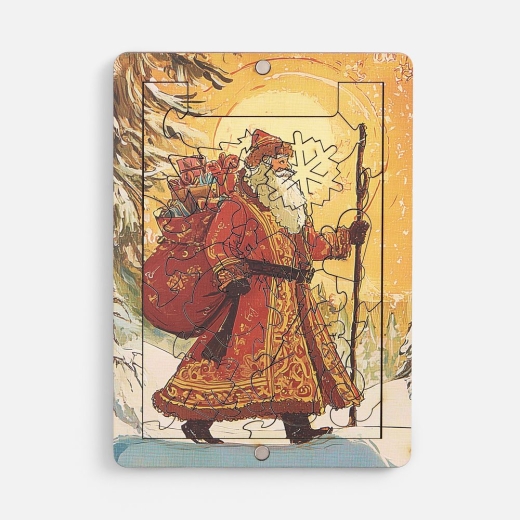 Изображение №2 | Пазл фигурный «Дед Мороз»