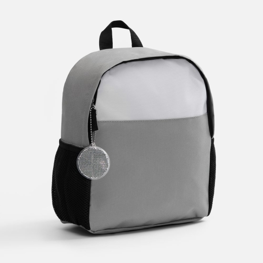 Изображение №2 | Пешеходный светоотражатель с цепочкой «Круг», белый