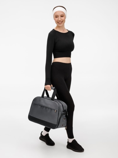 Изображение №11 | Спортивная сумка Atlantes, светло-серая с черным