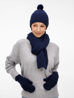 Изображение №8 | Шапка Catch Match с помпоном, темно-синяя