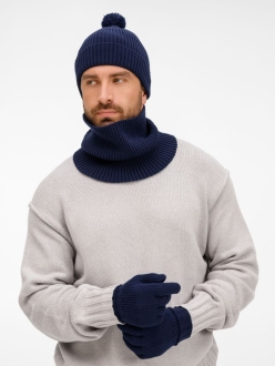 Изображение №9 | Шапка Catch Match с помпоном, темно-синяя