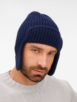 Изображение №4 | Шапка-ушанка Catch Match, темно-синяя