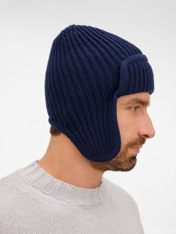 Изображение №5 | Шапка-ушанка Catch Match, темно-синяя