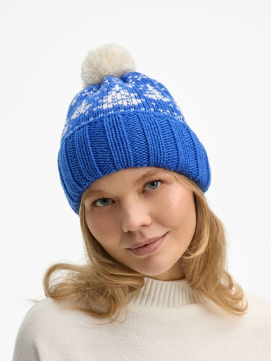 Изображение №4 | Шапка Holidale, синяя с молочным