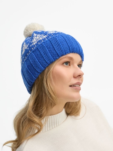 Изображение №5 | Шапка Holidale, синяя с молочным